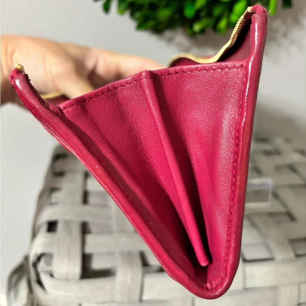 💎PRADA Pink Quilted Nylon Zip Around Wallet - Picture 6 of 11
